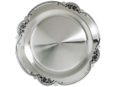 Серебряная тарелка десертная «Бабочка»